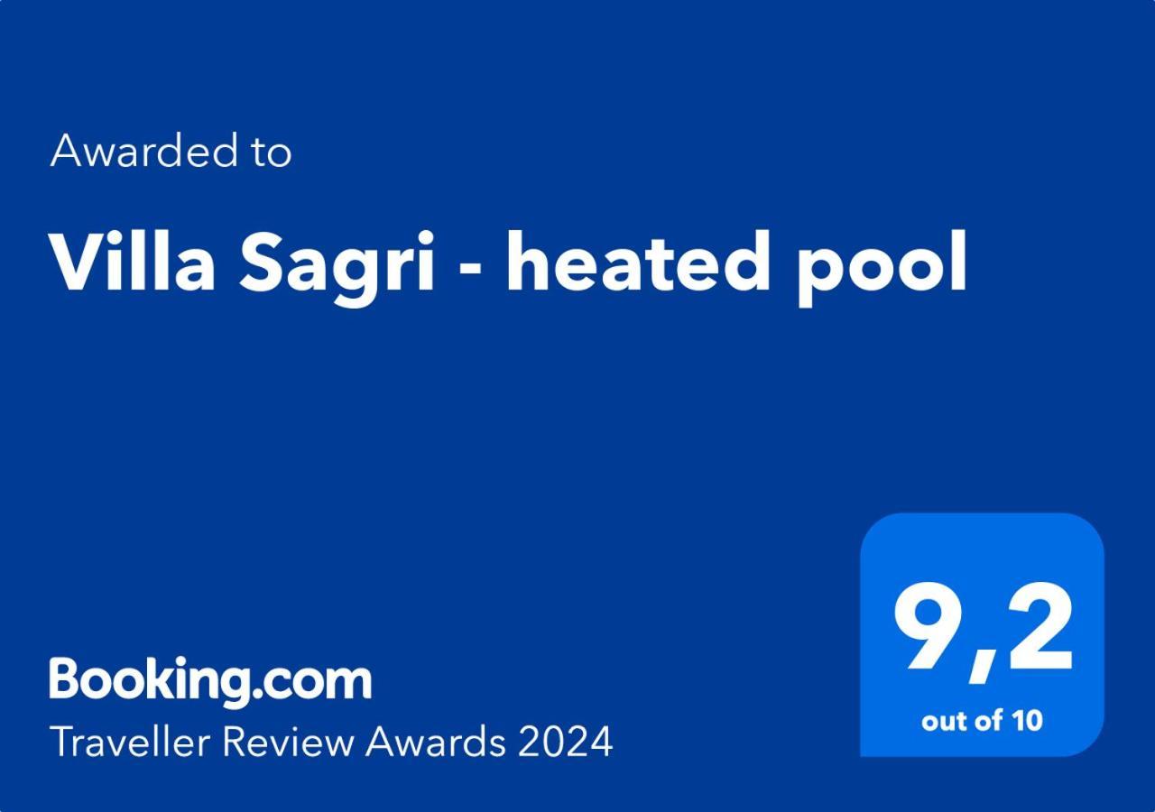 Villa Sagri - Heated Pool Zagrici Kültér fotó